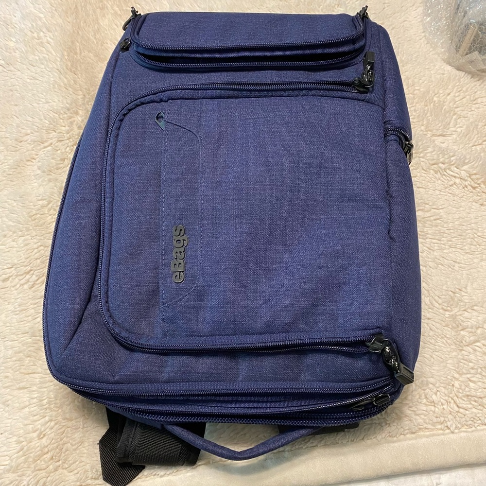 eBags Navy Travel Backpack - Spacious Women's Daypack